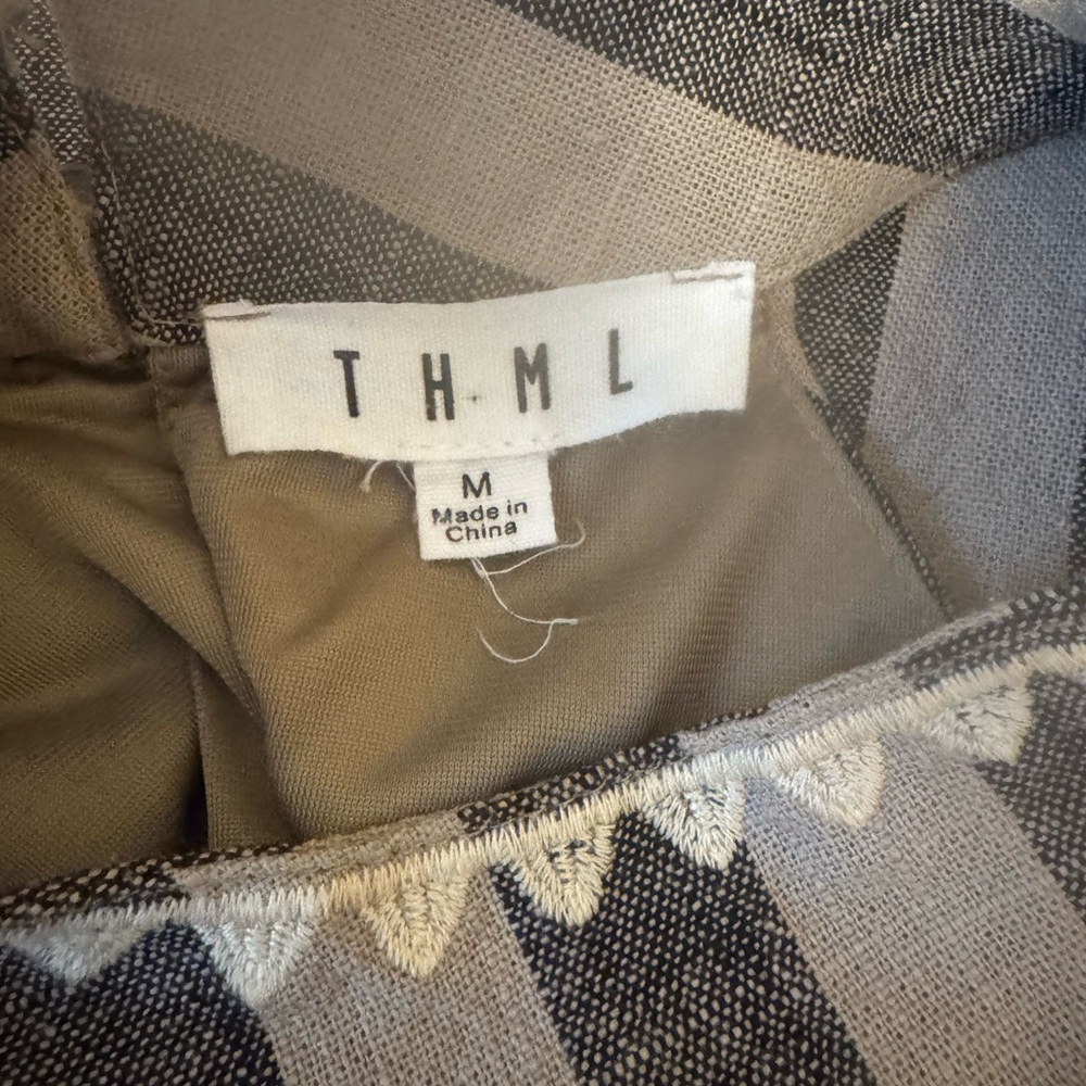 THML Striped Dress with Embroidery - Picture 6 of 8